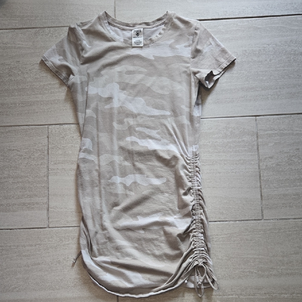 PINK Victoria's Secret Beige Camo Mini Dress